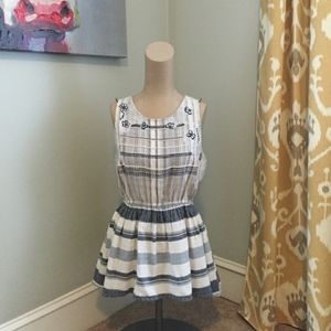 Anthropologie Maeve Embroidered Tank